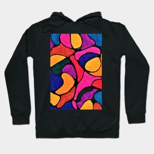 Stained Glass Mosaics 2-Neographic-art,Relaxing Art,Meditative Art Hoodie